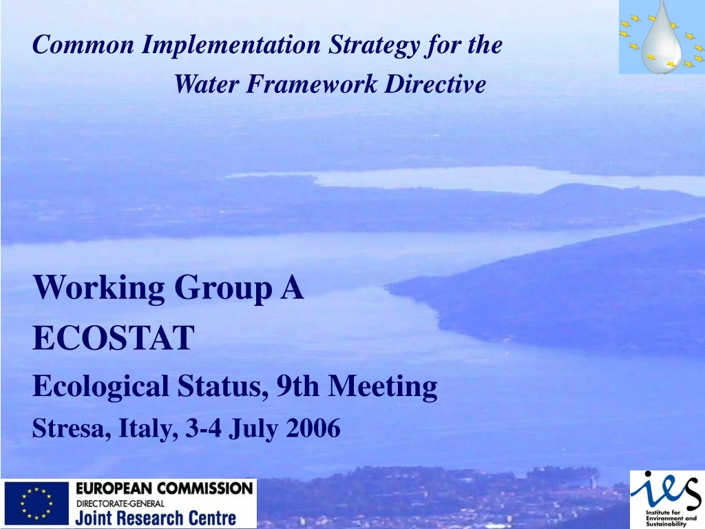 common implementation strategy for the water