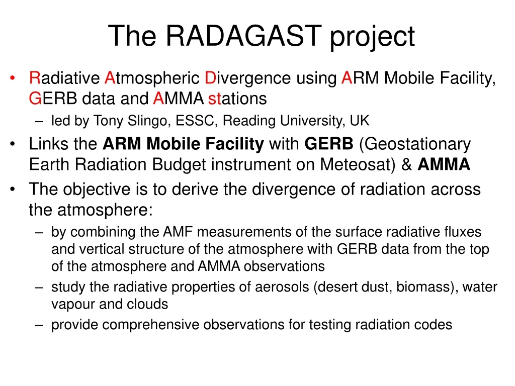 the radagast project