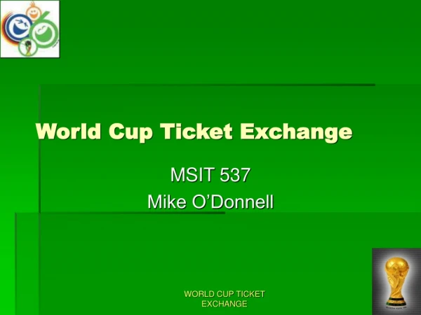 World Cup Ticket Exchange