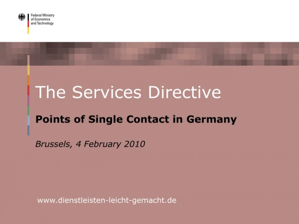 The Services Directive