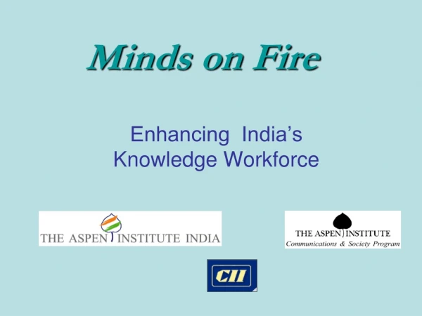 Enhancing India’s Knowledge Workforce
