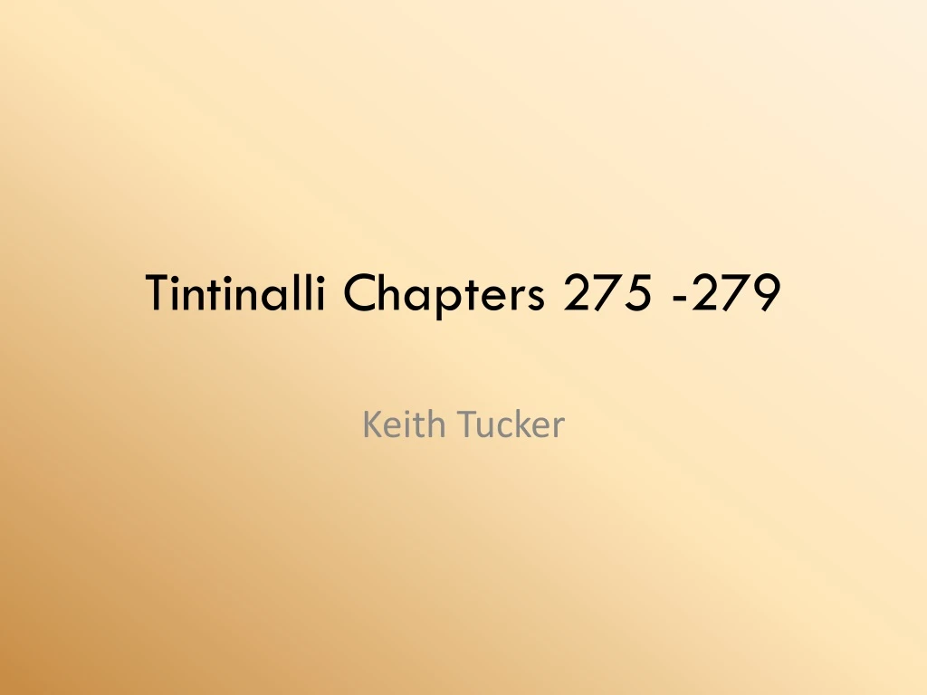 tintinalli chapters 275 279