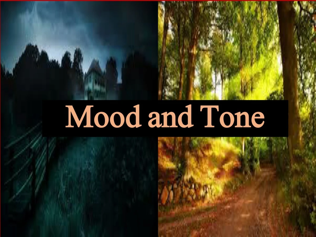 mood and tone