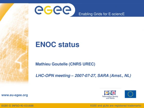 ENOC status