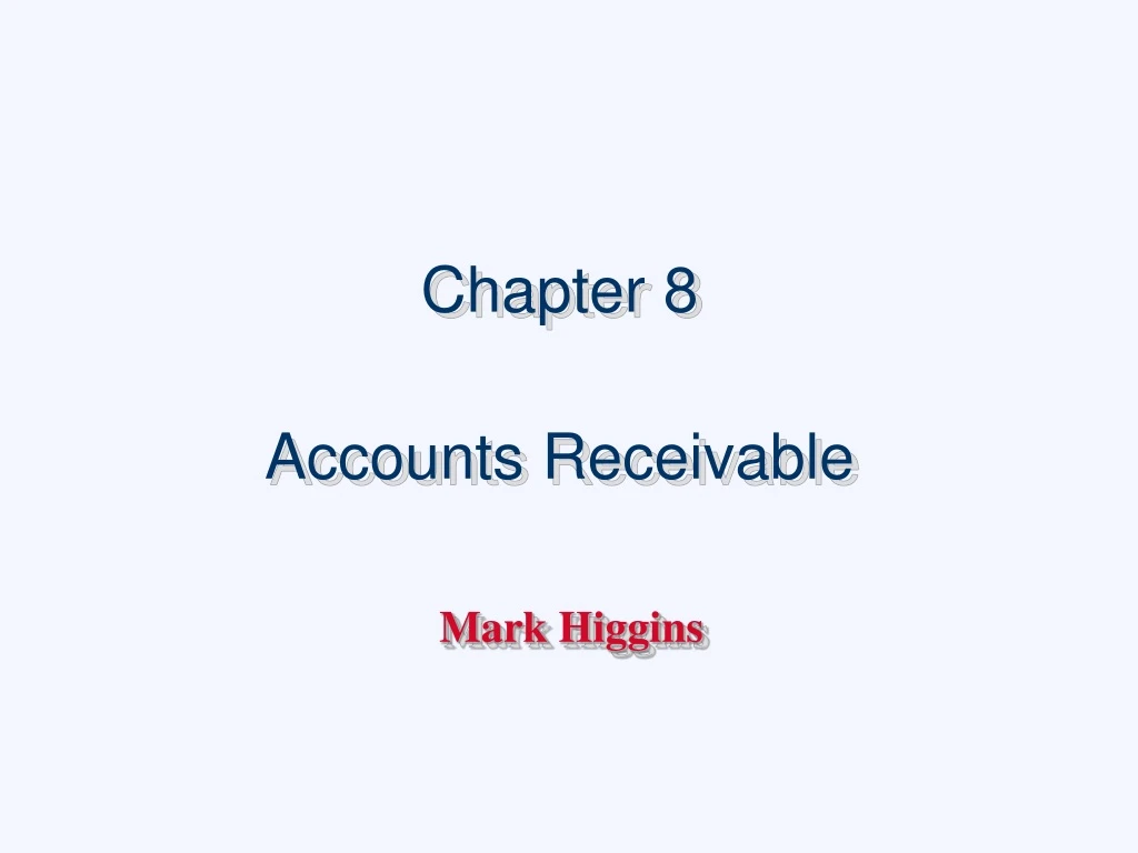 chapter 8 accounts receivable