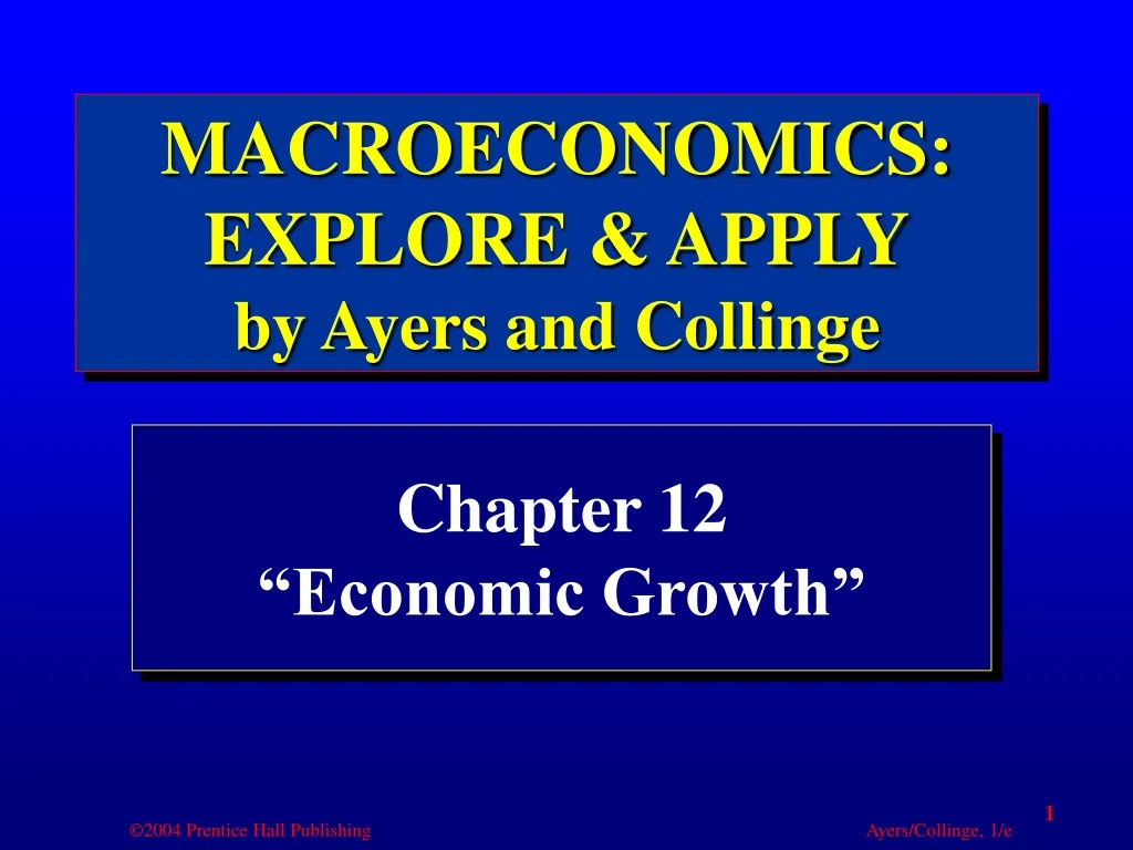 chapter 12 economic growth