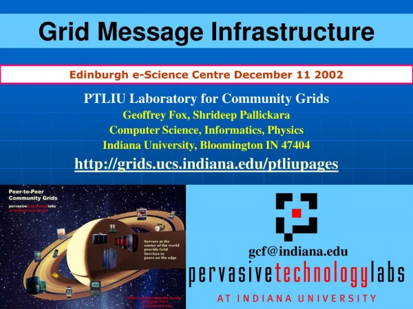 Grid Message Infrastructure