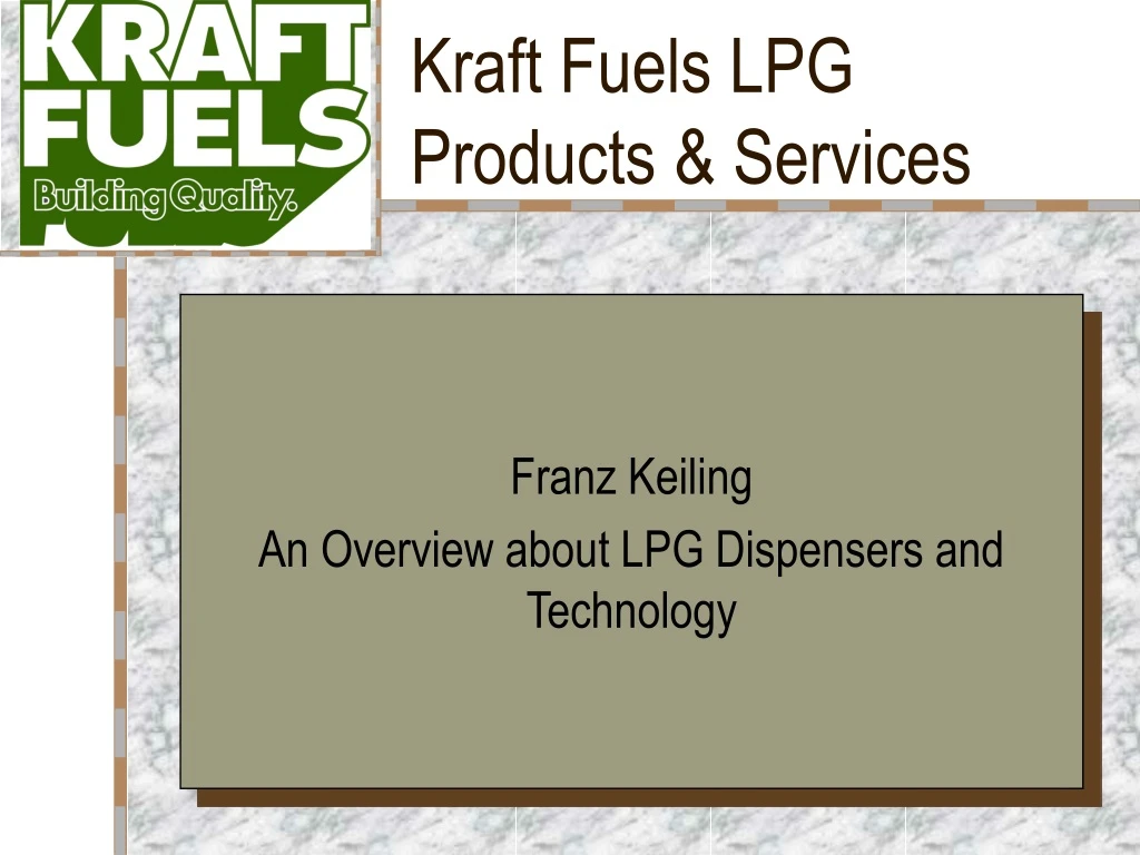 kraft fuels lpg products services