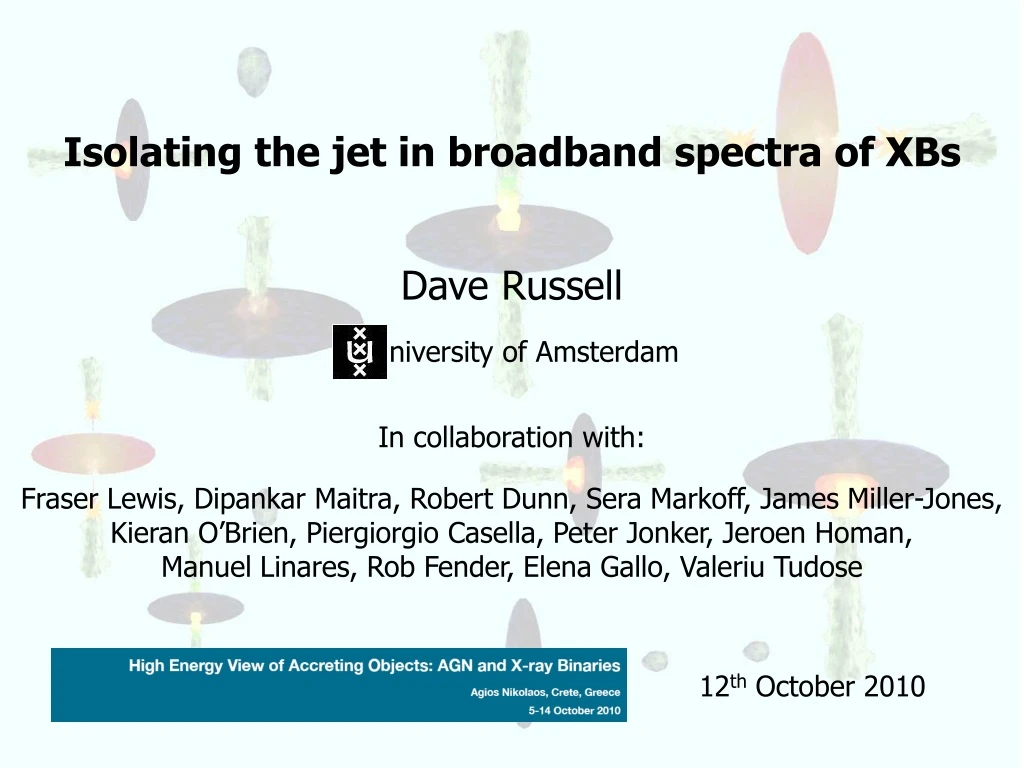 isolating the jet in broadband spectra of xbs