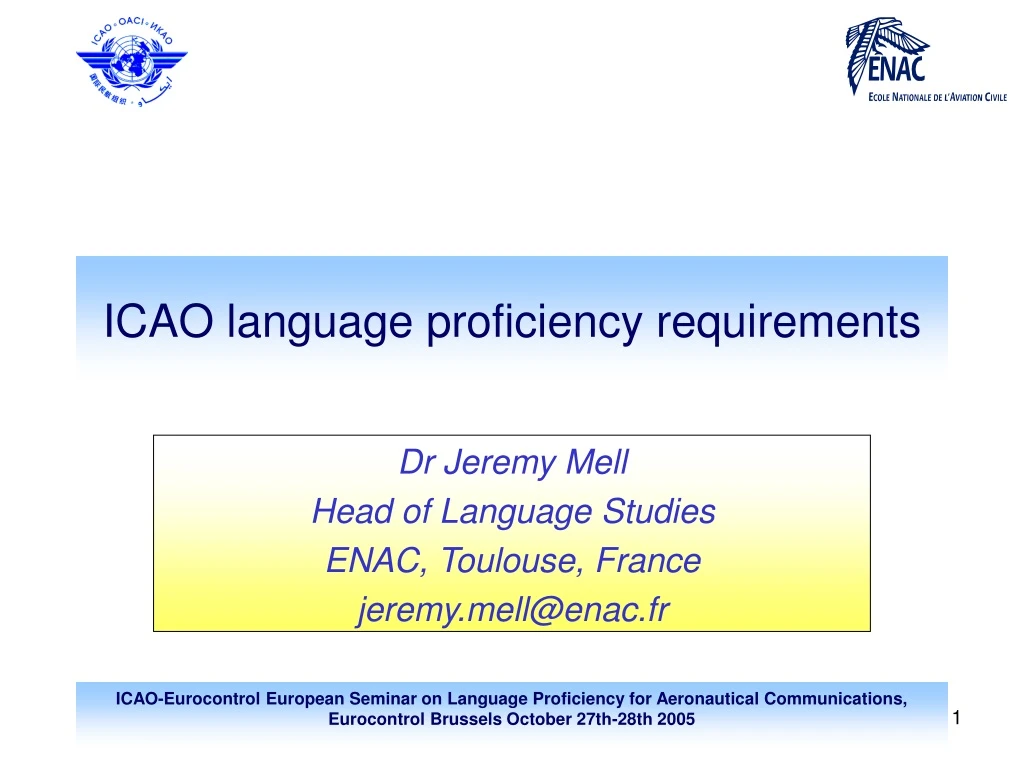 icao language proficiency requirements