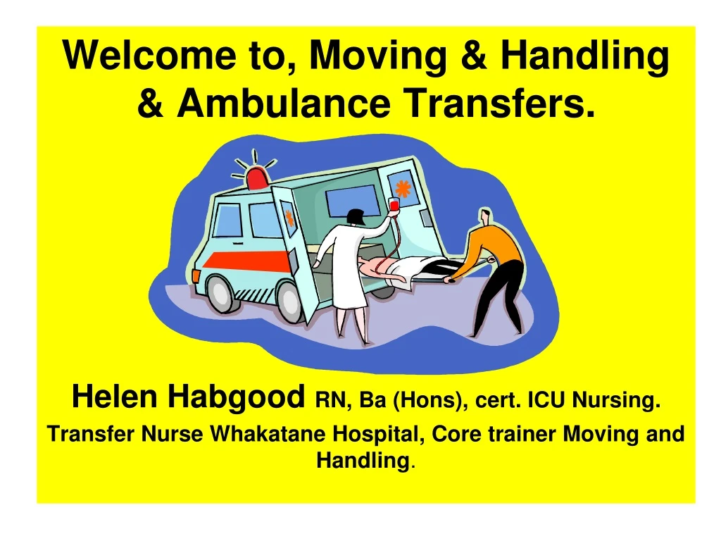 welcome to moving handling ambulance transfers
