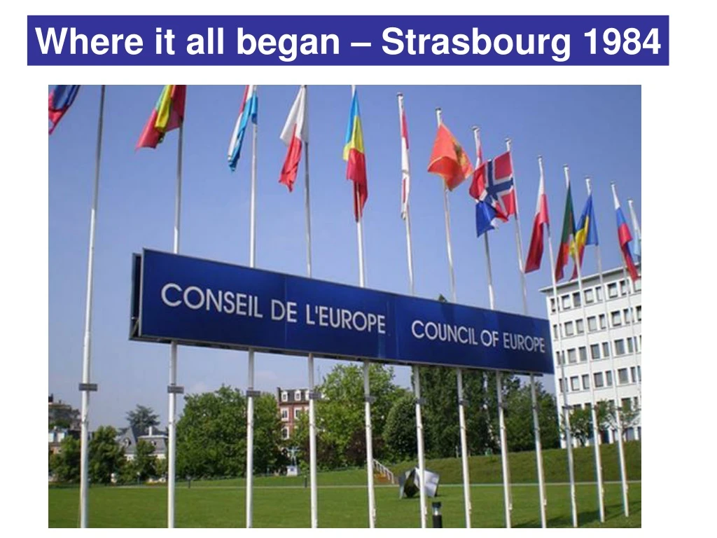 where it all began strasbourg 1984