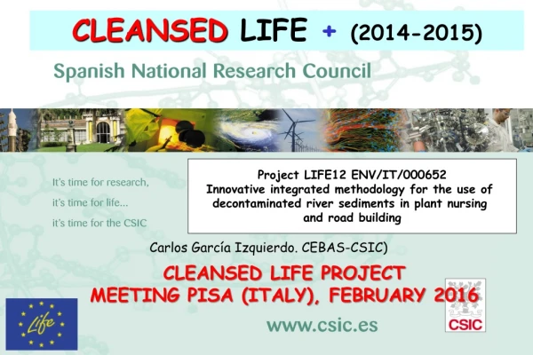CLEANSED LIFE + (2014-2015)