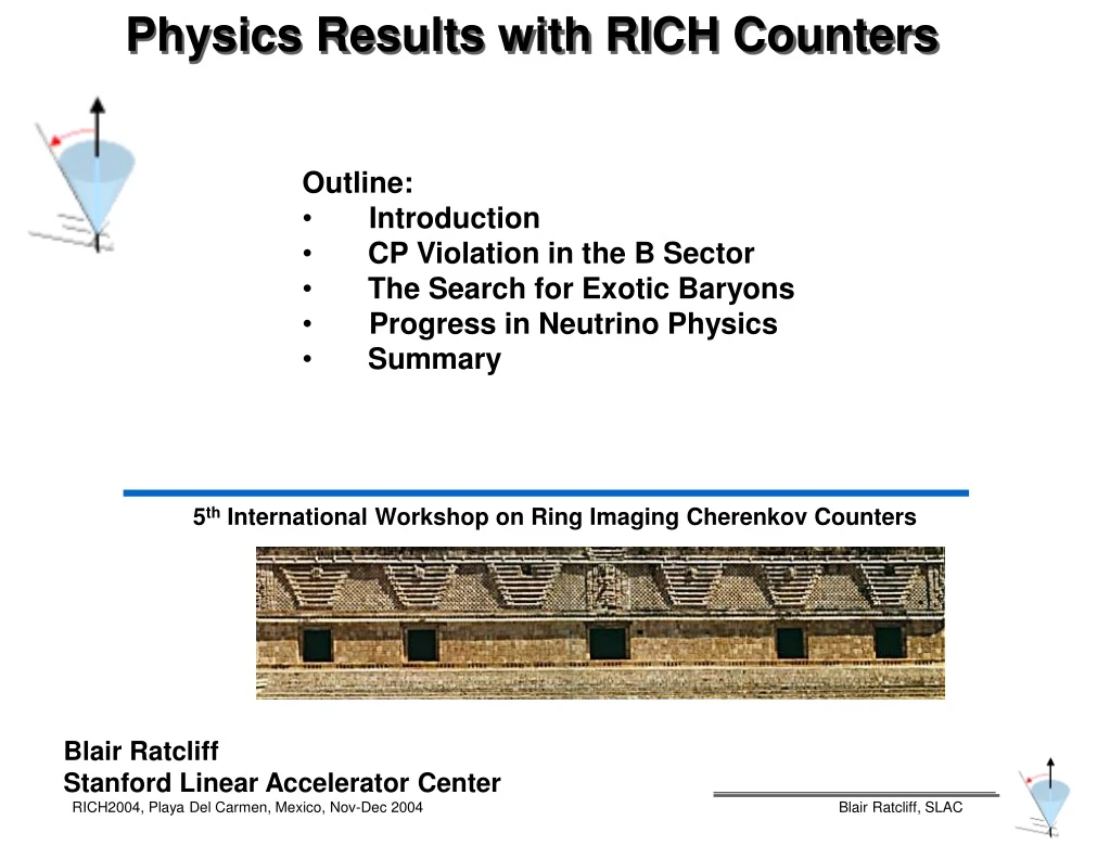 physics results with rich counters