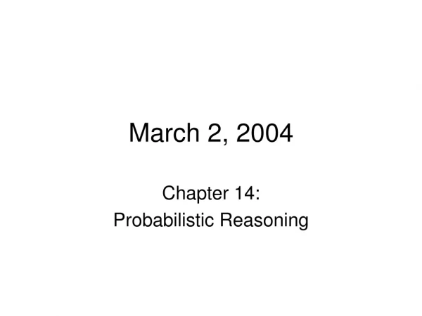 March 2, 2004