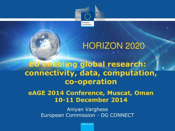 Aniyan Varghese European Commission - DG CONNECT