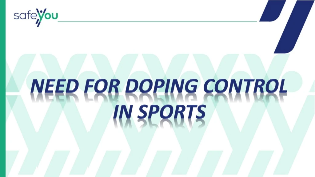 need for doping control in sports