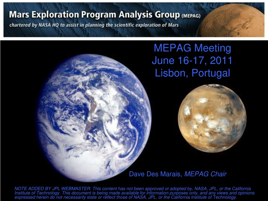 mepag meeting june 16 17 2011 lisbon portugal