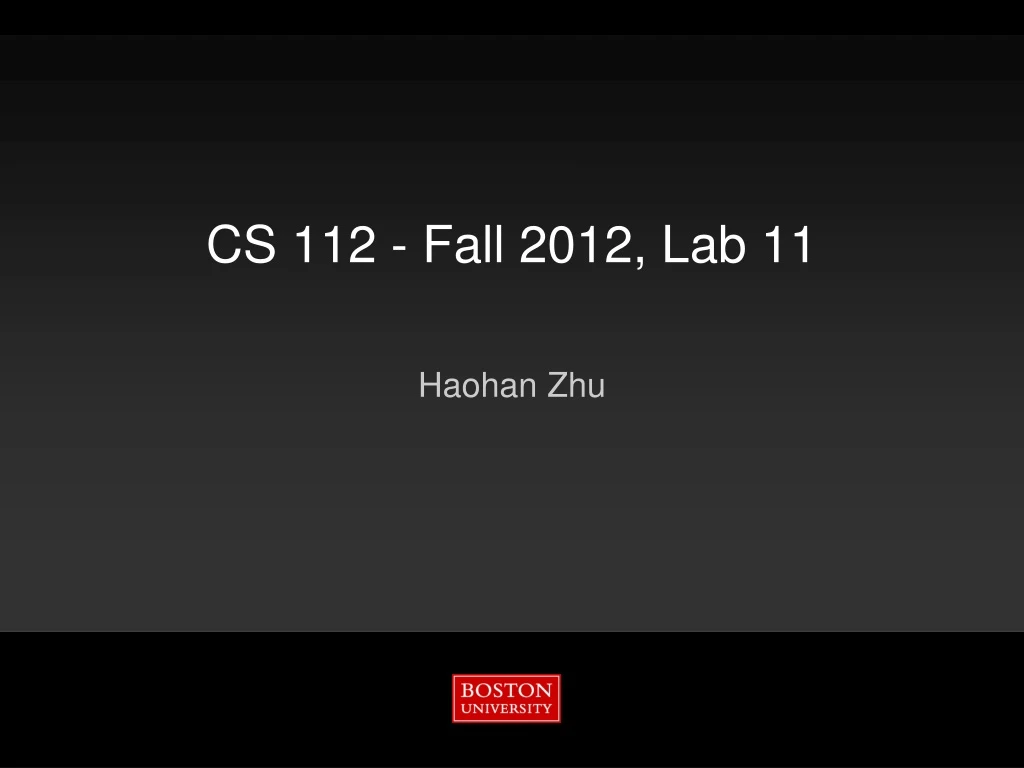 cs 112 fall 2012 lab 11