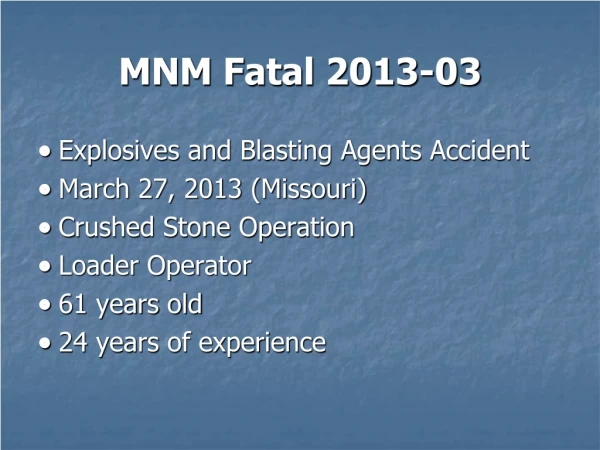 MNM Fatal 2013-03