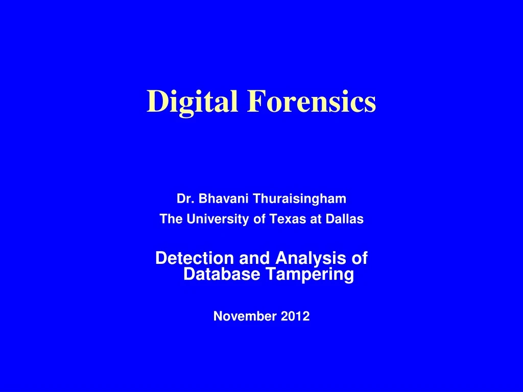 digital forensics