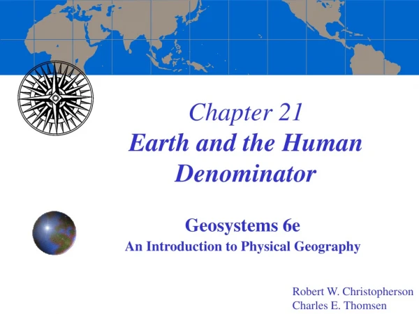 Chapter 21 Earth and the Human Denominator