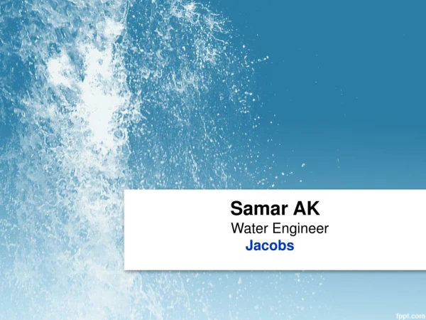 Samar AK Water Engineer Jacobs