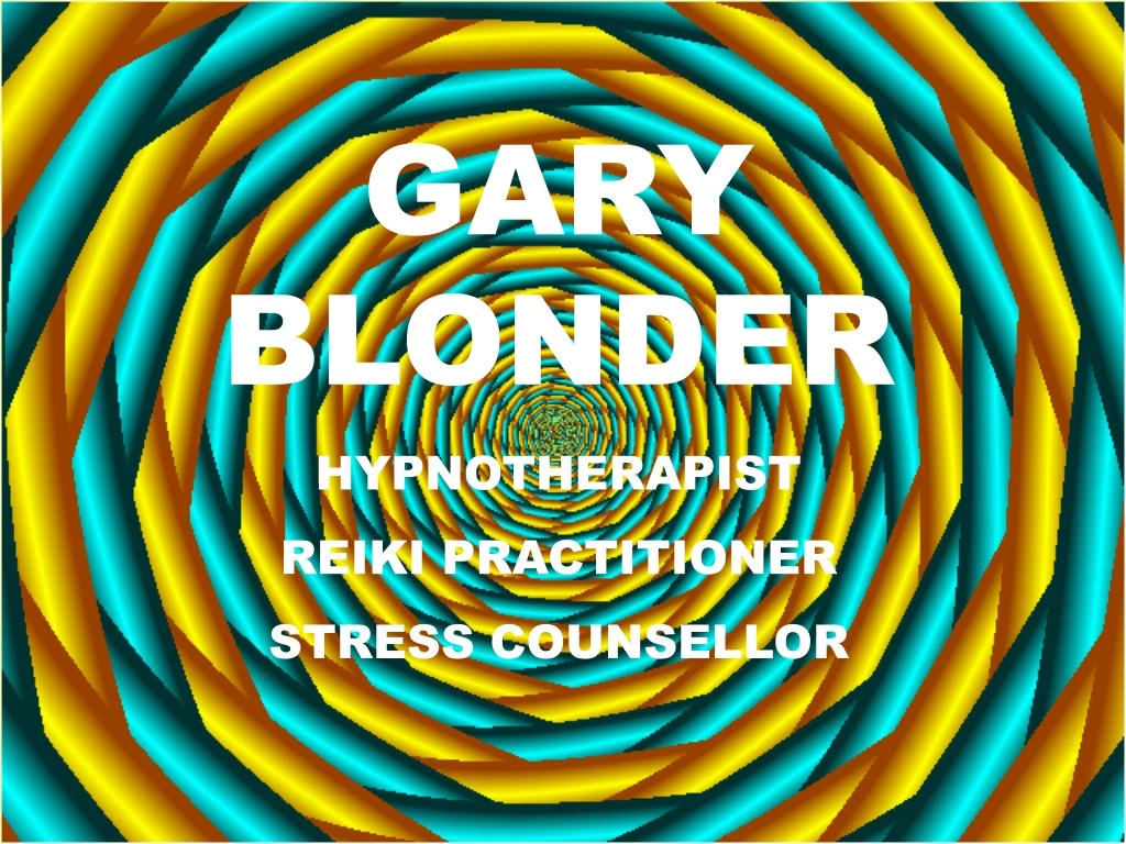 gary blonder hypnotherapist reiki practitioner