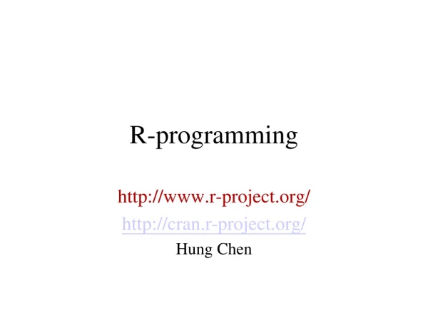 R-programming