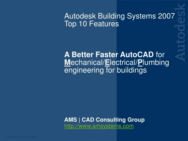 AMS | CAD Consulting Group amsystems