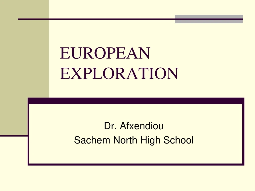 european exploration