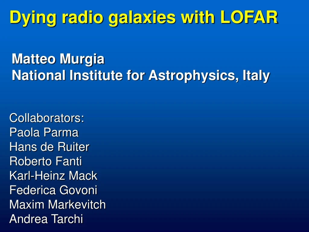 dying radio galaxies with lofar