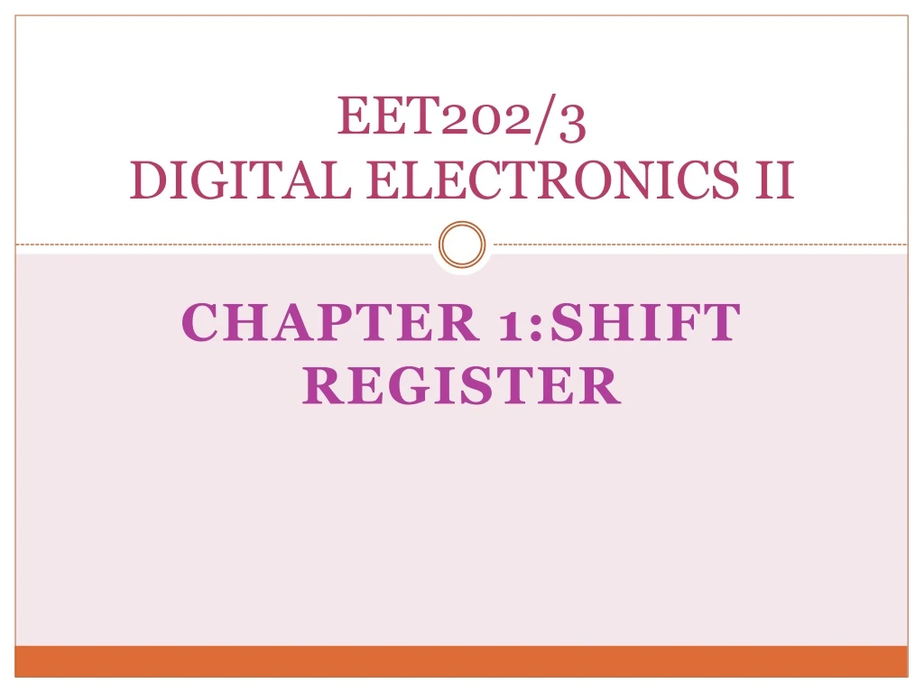 eet202 3 digital electronics ii