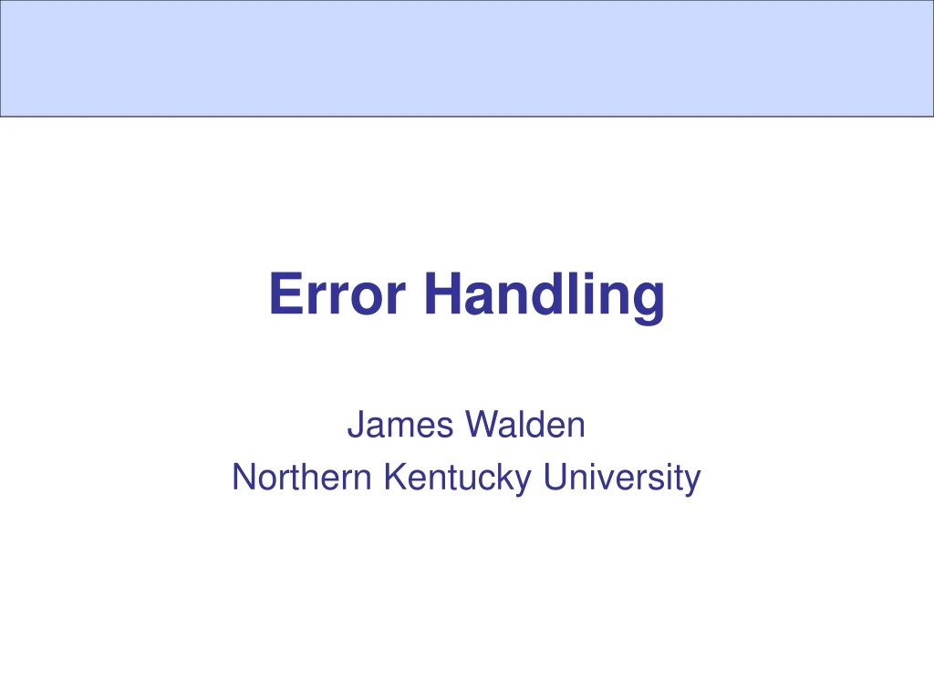JavaScript - Errors & Exceptions Handling - ppt download