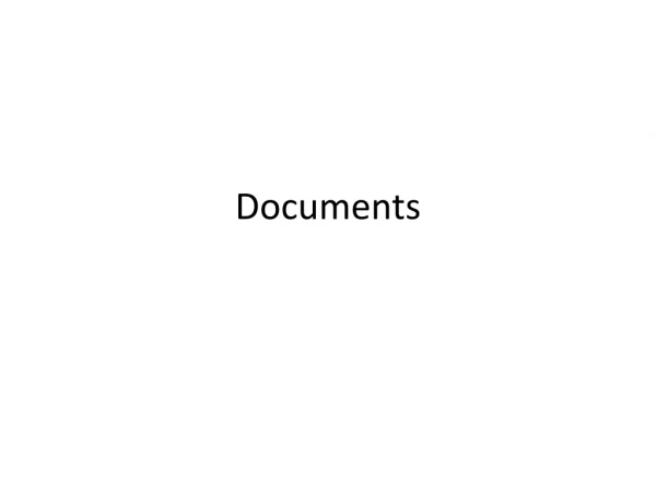 Documents