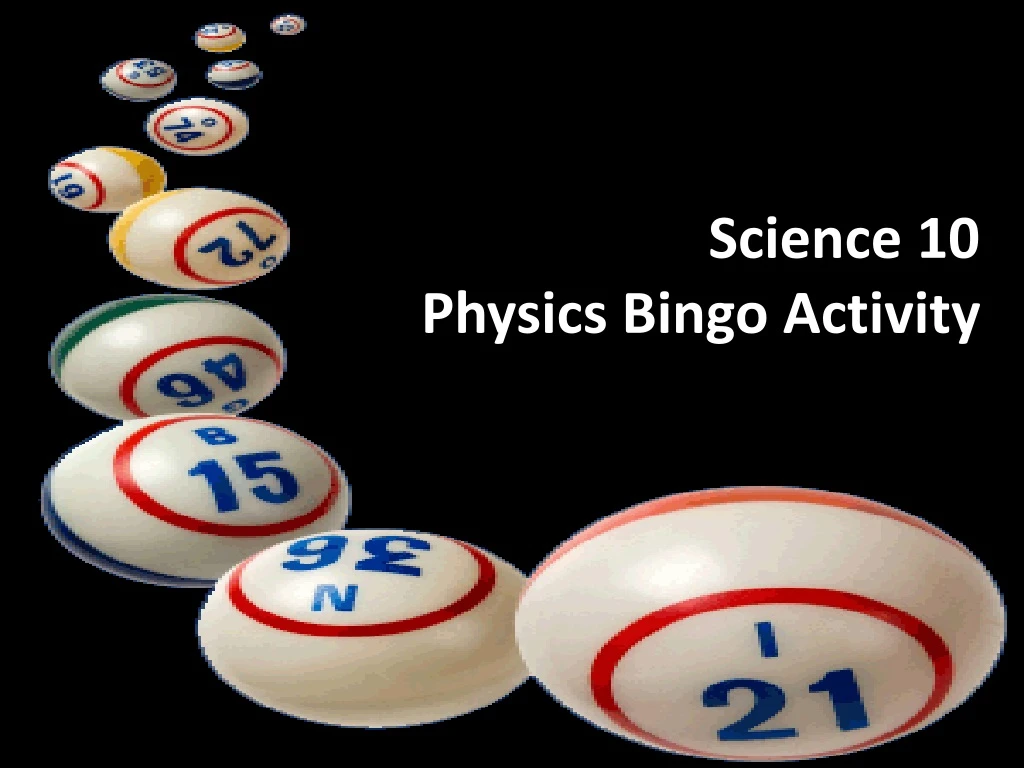 chemistry 20 gases bingo activity