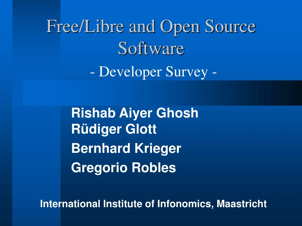 free libre and open source software