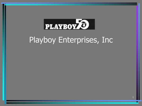 Playboy Enterprises, Inc