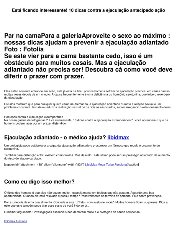 Está ficando interessante! 10 dicas contra a ejaculação precoce ação