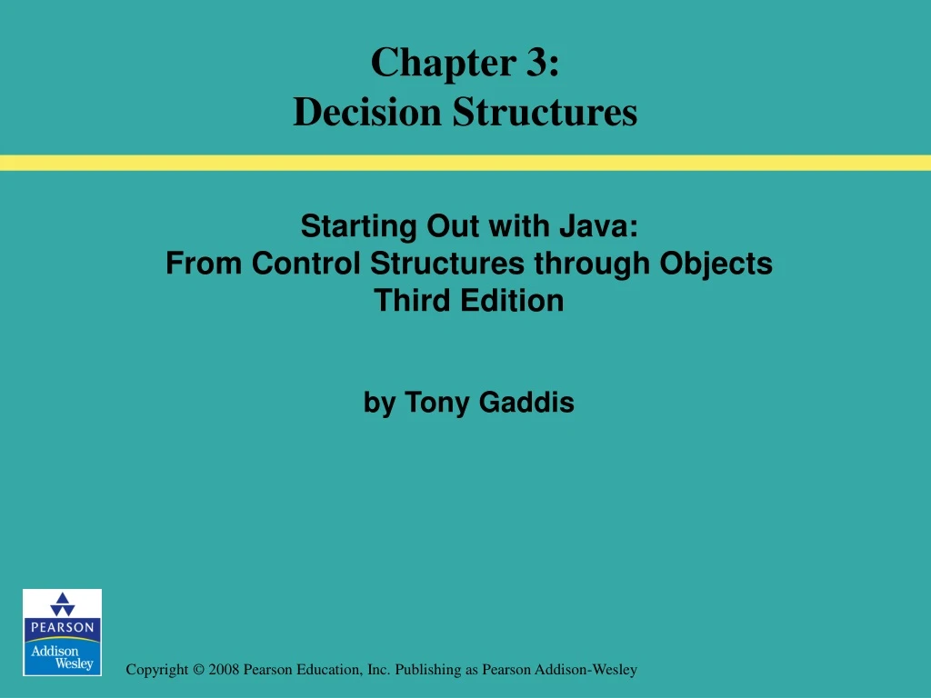 chapter 3 decision structures