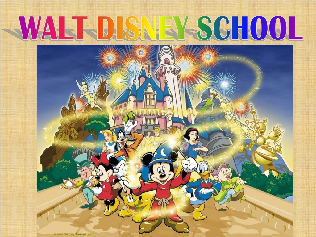 walt disney school