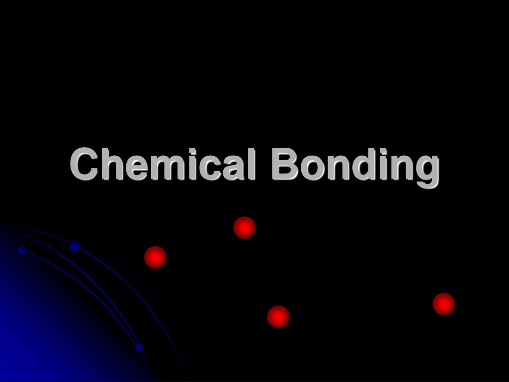 chemical bonding