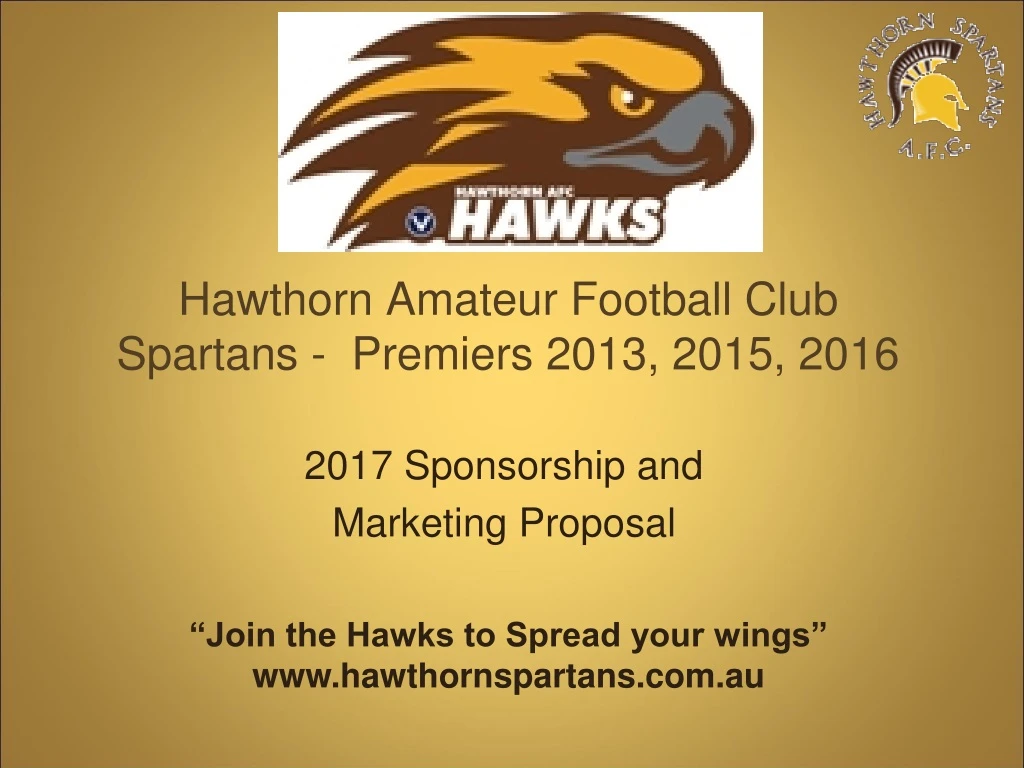 hawthorn amateur football club spartans premiers 2013 2015 2016