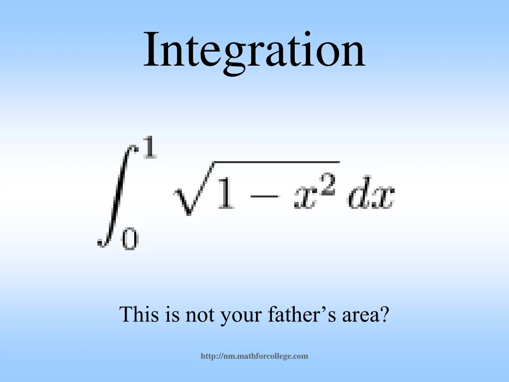 integration