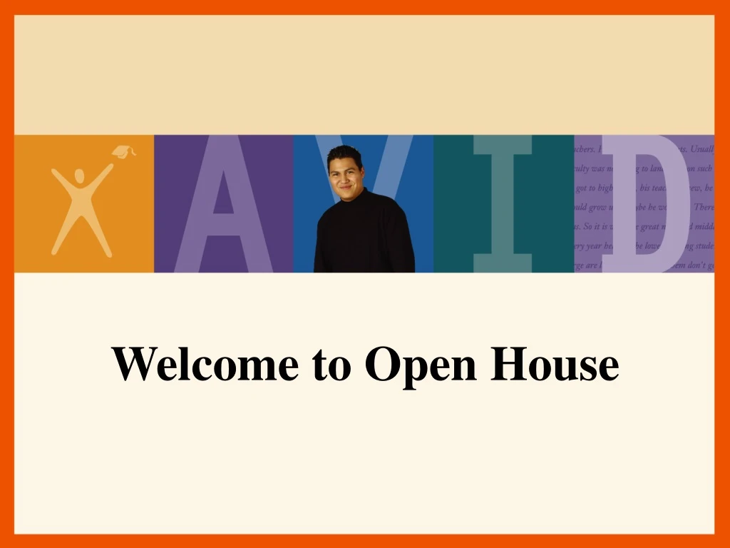 welcome to open house