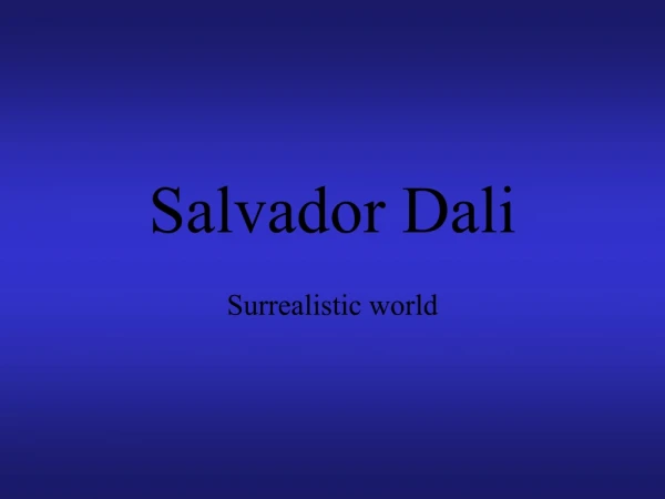 Salvador Dali