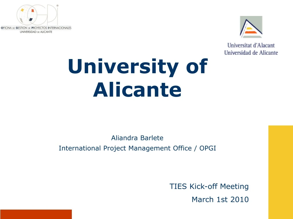 university of alicante