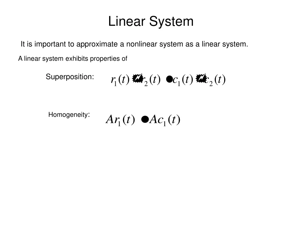 linear system