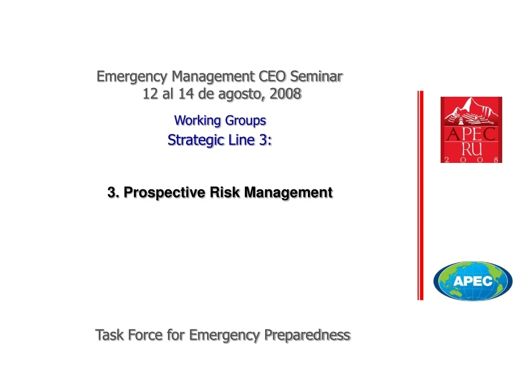 emergency management ceo seminar