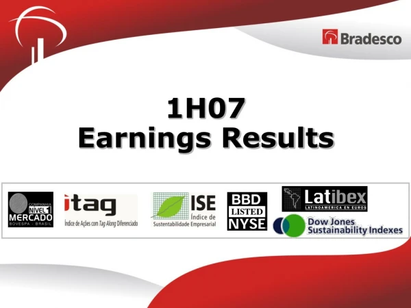 1H07 Earnings Results